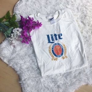 Men’s Medium Lite by Miller Logo T-Shirt
